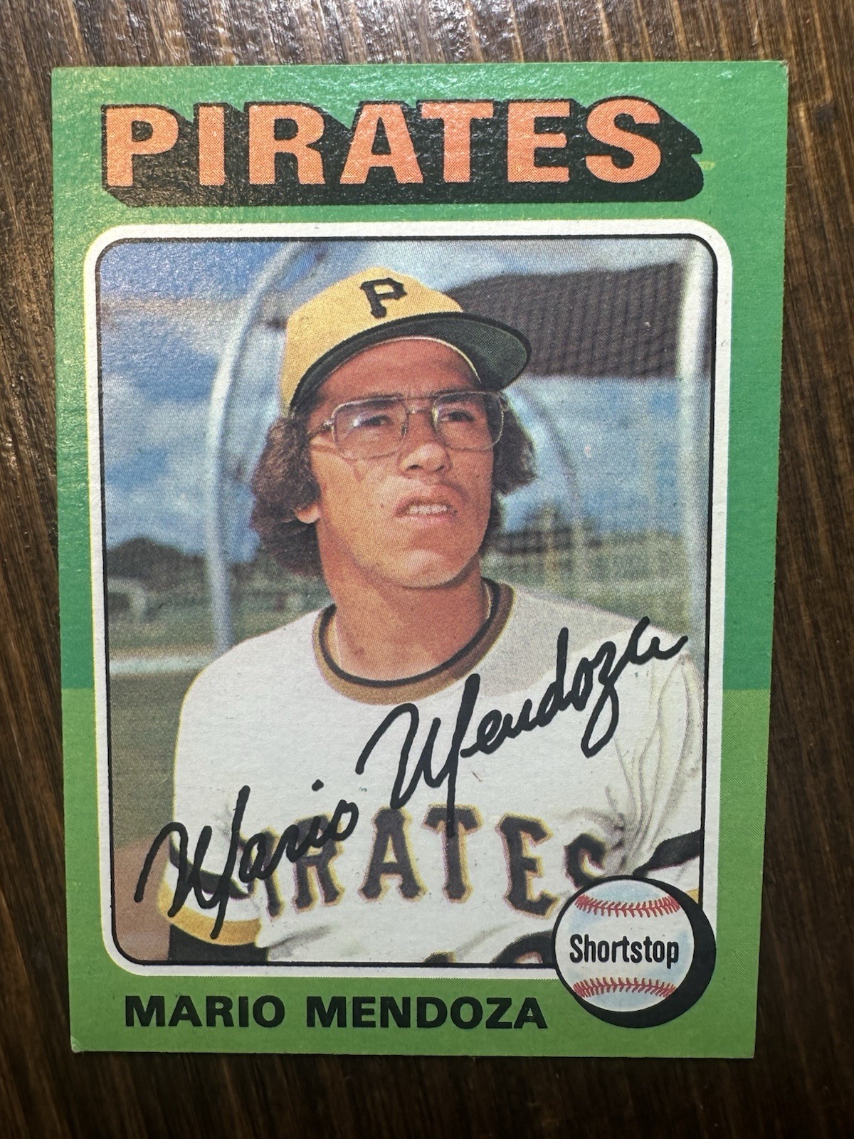 MARIO MENDOZA 1975 Topps RC #457 - EX - Pirates