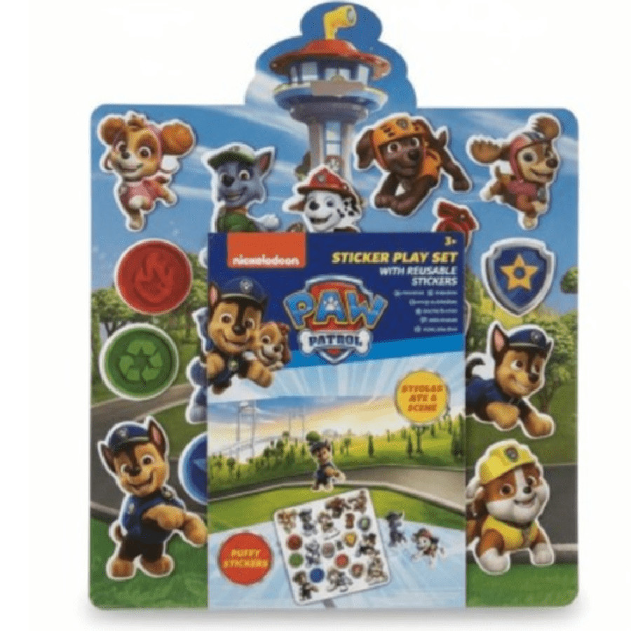 Paw Patrol Puffy Sticker Play Set with Reusable Stickers