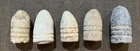 5 UNUSUAL CIVIL WAR BULLETS MINIE BALLS VICKSBURG - GALLAGER, ETC.