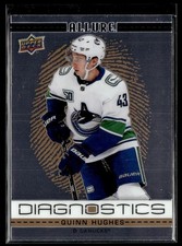 2020-21 Upper Deck Allure Diagnostics Quinn Hughes Vancouver Canucks #D-12