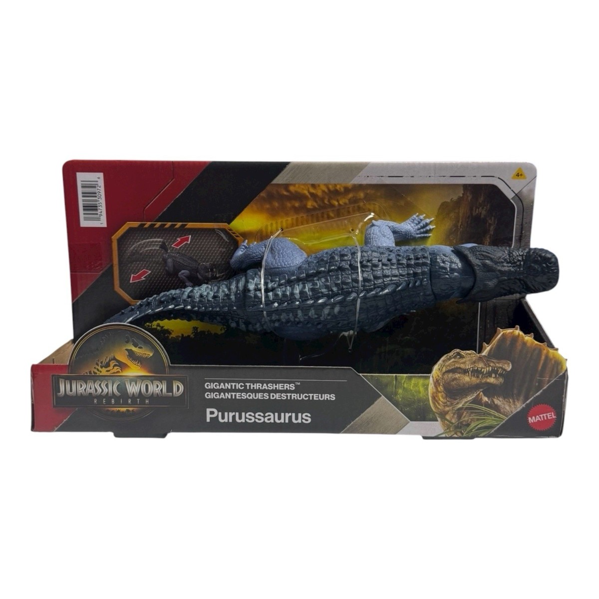 Jurassic World Rebirth Gigantic Thrashers Purussaurus Dinosaur