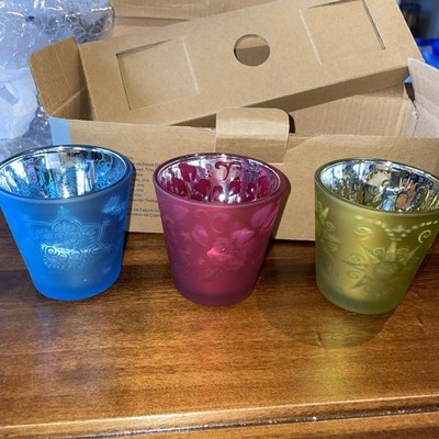 Partylite Trio Teelichthalter Blumenbeet mit OVP