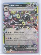 2025 Prismatic Evolutions Umbreon ex (Prismatic Stamp) Double Rare #060/131