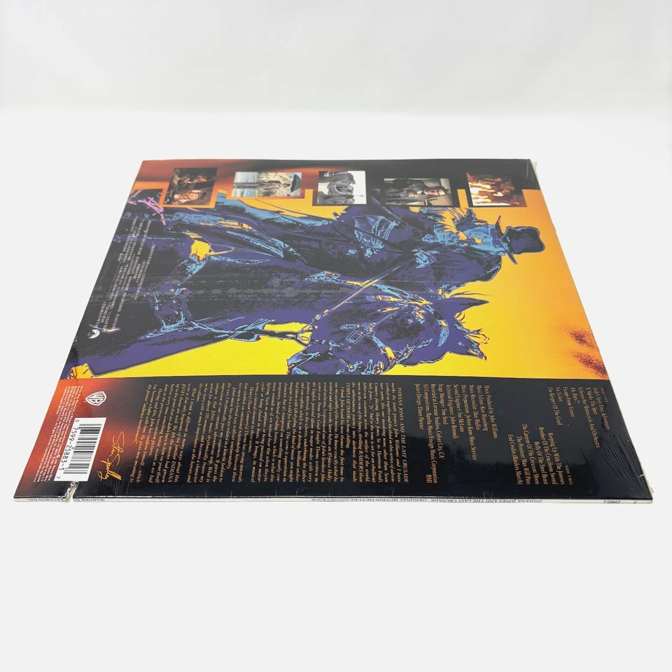 SEALED 1989 Indiana Jones And The Last Crusade Soundtrack Vinyl LP John Williams - Image 4 of 4