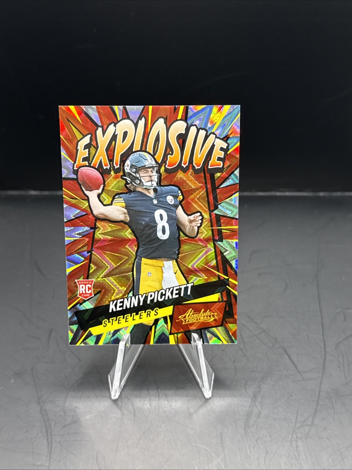 2022 Panini Absolute Kenny Pickett Explosive ROOKIE - RC #E36 CLEAN 💎