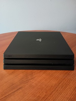 Sony PlayStation 4 PS4 Pro Black Console Broken Disc Drive