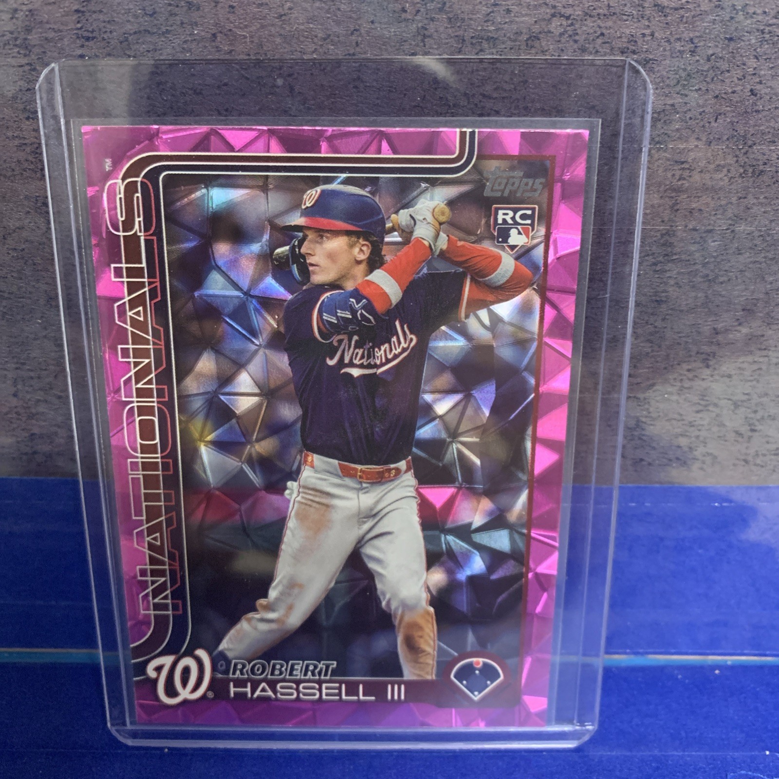 Robert Hassell III 2025 Topps Update Series #US109 Pink Diamante Foil (RC)