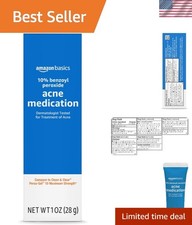 1oz Unscented Benzoyl Peroxide Acne Treatment Gel - Dermatologist Tested Formula