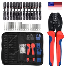 6/12 Pairs Male Female Solar Cable Connectors Crimping Tools For DIY Solar Panel