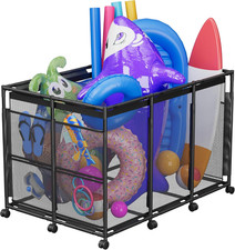 Pool Float Storage XXL Large Outdoor Pool Toy Storage Organizer for Pool Noodl