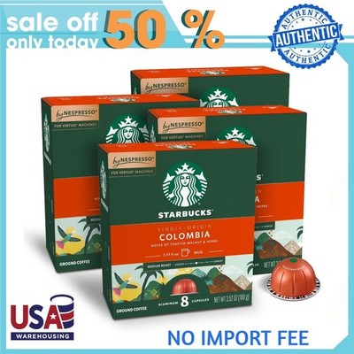 Starbucks by Nespresso Vertuo, Colombia, Medium Roast Nespresso Pods, 32 Count