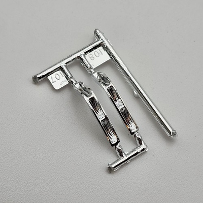 #ad #ad Revell 1 25 92 Cougar XR 7 Lowrider Parts Kit Bash Chrome Lower Headlight Bucket $5.88