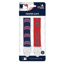 Boston Red Sox MLB Infant Pacifier Clips, 2-Pack