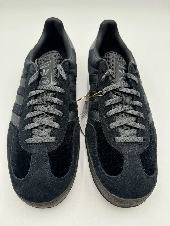 Adidas Mujer Gazelle Interior Originales Talla 10.5 Negro Terciopelo Carbono |JI2712| Foto 2 de 4