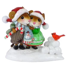 Wee Forest Folk Retired Christmas Couple