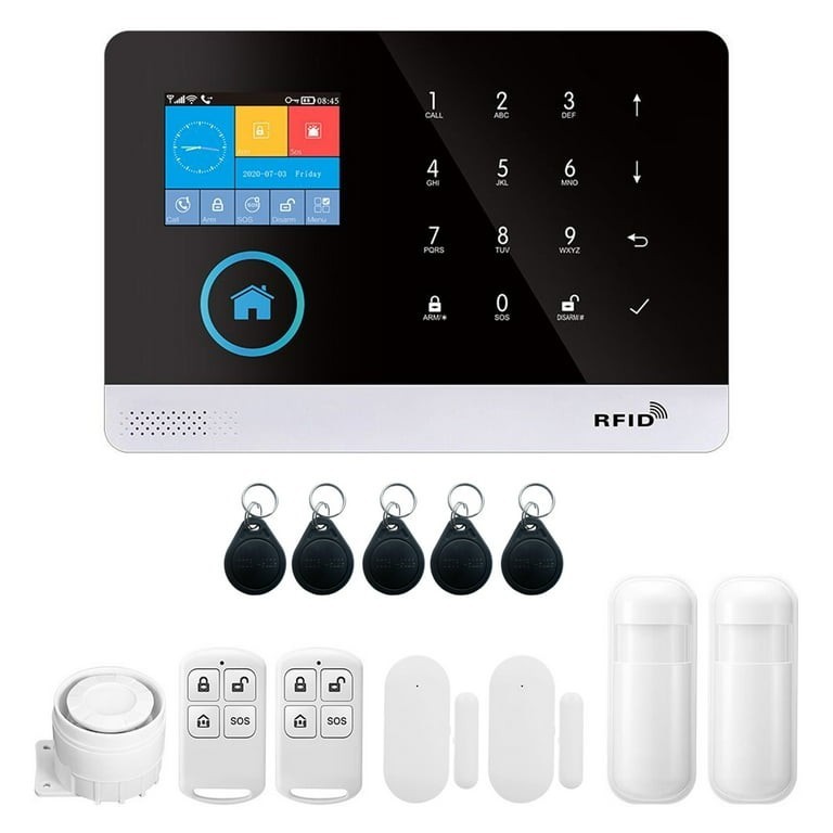Wifi And Gsm Kit, Wireless Home Security Alarm System