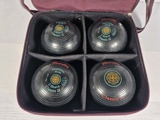 Henselite Classic II Size 2 Heavy Set of 4 Australian Made Stamped Lawn Bowls 