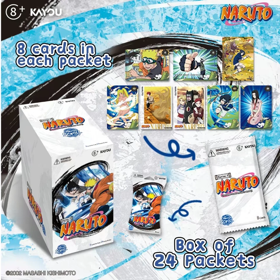MSRP Naruto English Sealed Box - Kayou Series 1 Heaven Scroll - 24 Packs - 2025 - Image 2 of 4