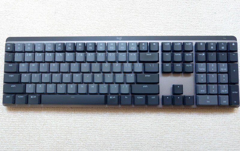 Logitech MX Mechanical Keyboard, Graphite, US layout, Tactile Quiet