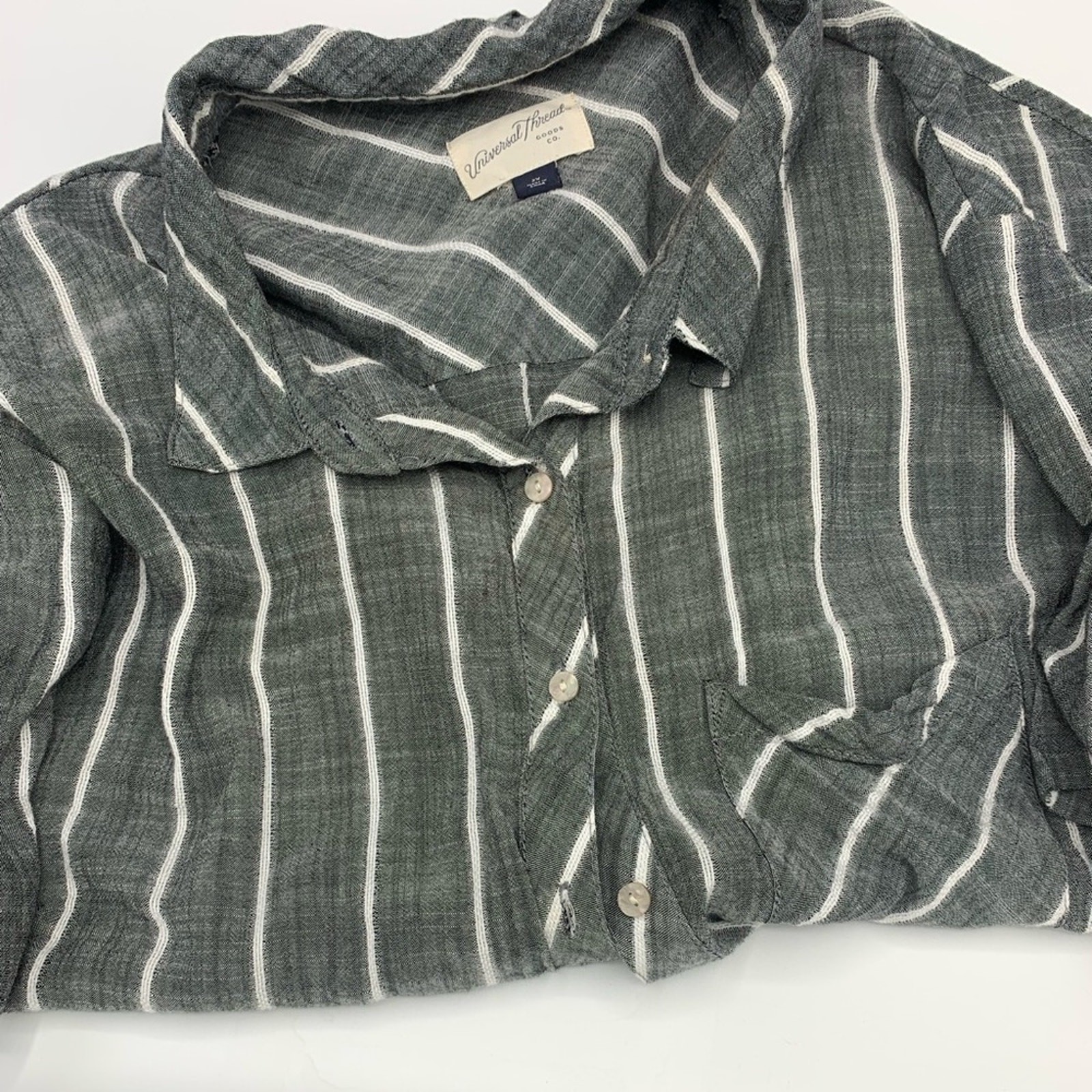 Universal Thread tie front button down shirt size… - image 4