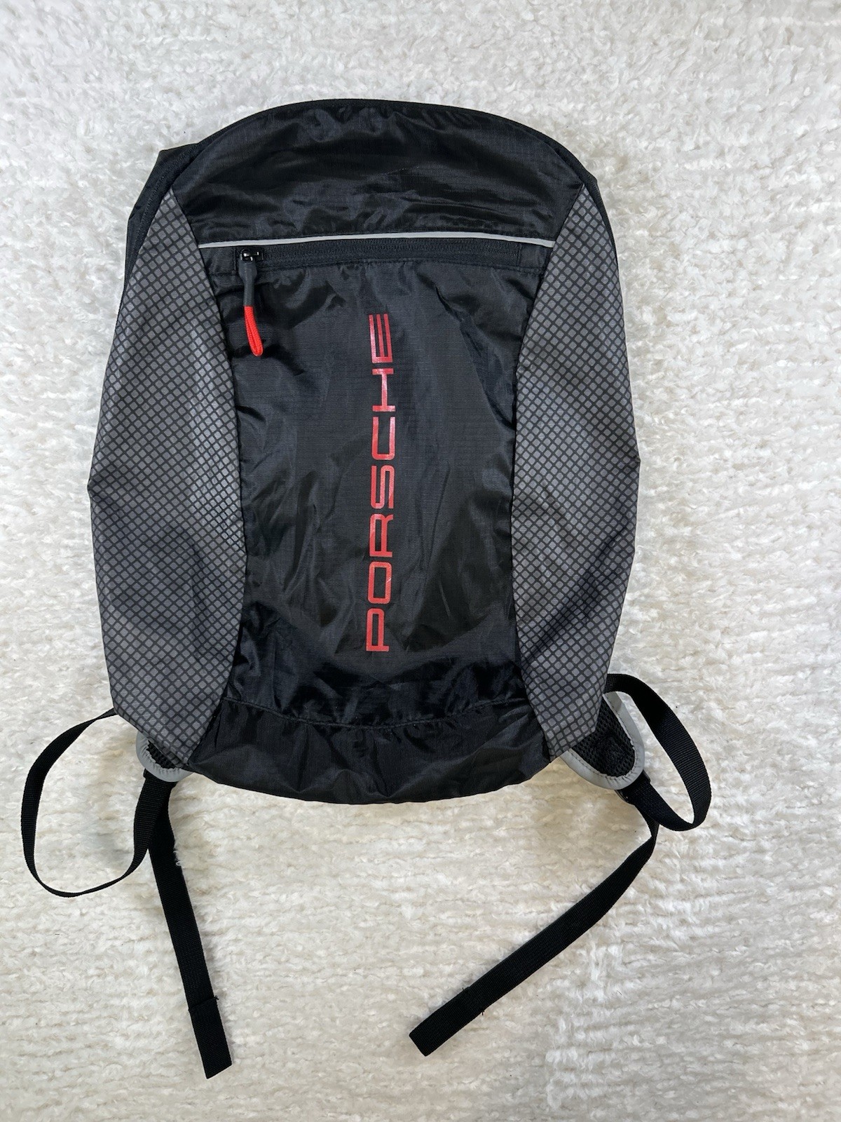 Black Gray Lightweight Travel Gym Gadget Bag