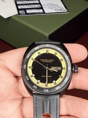 Hamilton Pan Europ Day Date American Classic  Black Watch - H35425730 [Full Set]