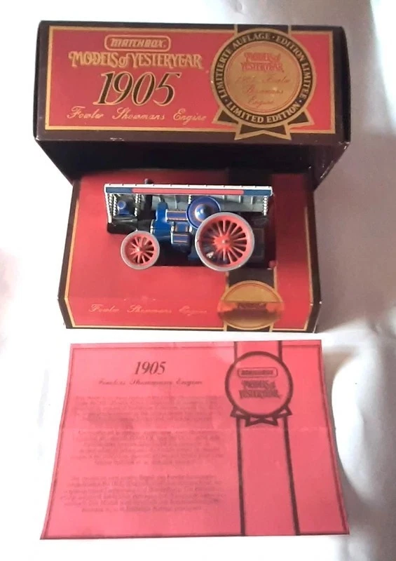 Matchbox Models of Yesteryear Y19 1905 Fowler Showmans Engine sc.1:43 - Immagine 3 di 4