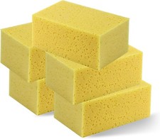 5pcs Soft Car Wash Sponge 8.5x4.4x3.5in Non Scratch Thick Foam Pad Auto Clean