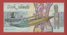 COOK ISLAND 3 DOLLAR 1992 GEDENKAUSGABE AUSWAHL # 6 UNZ.
