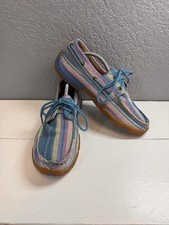 Womens Twisted X Turquoise Leather Casual Driving Moccasins Size 9.5 M VGUC