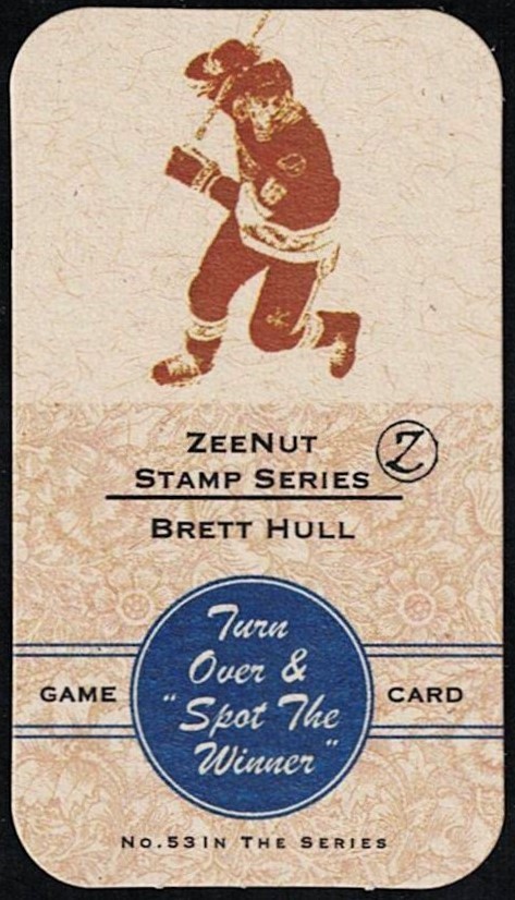 BRETT HULL - 2011 'Z' Series SPOT THE WINNER #53 - ST. LOUIS BLUES ICON/LEGEND