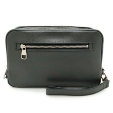 Louis Vuitton Taiga Neo Pavel Second Bag Clutch Leather Ardoise Black M3290 r50