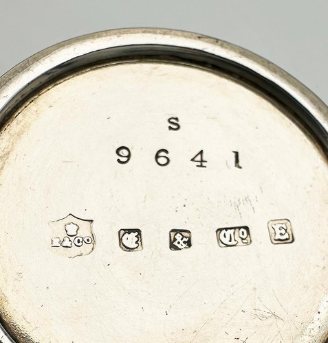 VICTORIAN MUSTARD POT SILVER PLATE ELKINGTON & CO 1867 - Picture 6 of 6