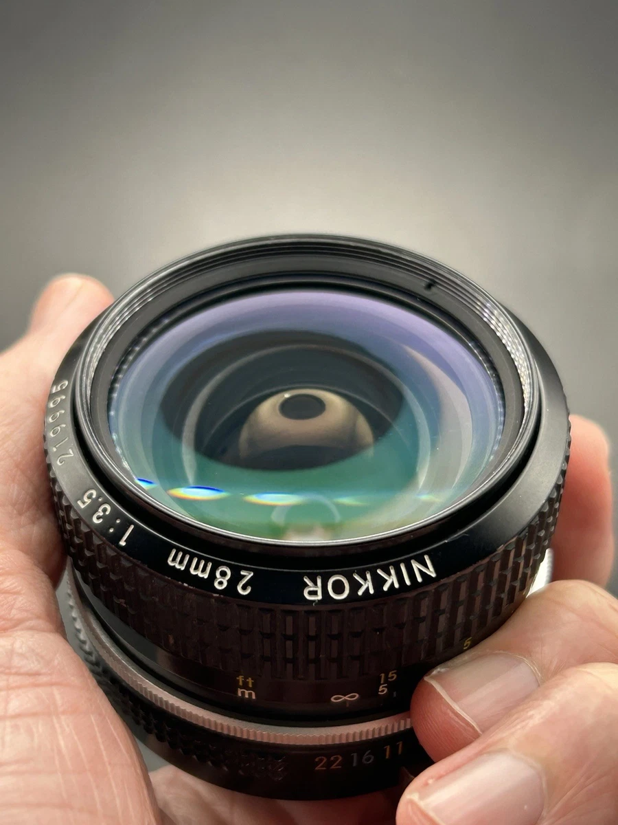 Nikon NIKKOR f/3.5 Camera Lenses 28mm Focal for sale | eBay