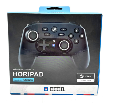 #ad #ad NEW Hori Wireless Wired HORIPAD for Steam Midnight Black $37.80
