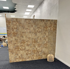 Nexus Vinyl Floor Tiles Light Slate Marble 20 Pack Peel and Stick 12x12 inches