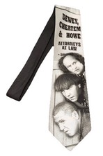 THREE STOOGES Attorneys At Law Neck Tie Vintage Made In The USA Length 56.5โ