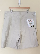 NWT Y2K Levi's Silver Tab Vintage Cargo Shorts Mens Khaki Canvas Size 42