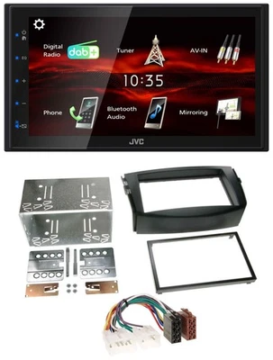 JVC USB Bluetooth MP3 DAB 2DIN Autoradio für Toyota RAV 4 (2006-2013) - Bild 1 von 4