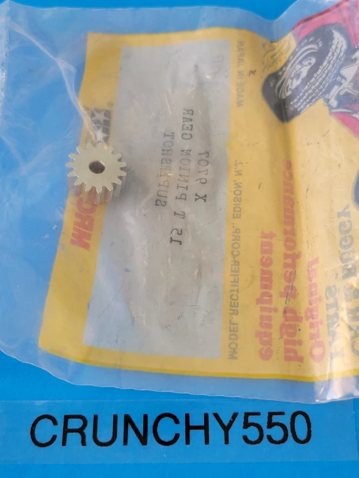 Vintage Tamiya X9707 15T Pinion Gear Supershot Hotshot Series RC Part - Image 3 of 3