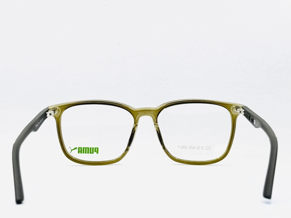 NUEVO PUMA PJ00610 003 Oliva Unisex Cuadrado Borde Completo Anteojos 51-15-130 B:42 Foto 4 de 4