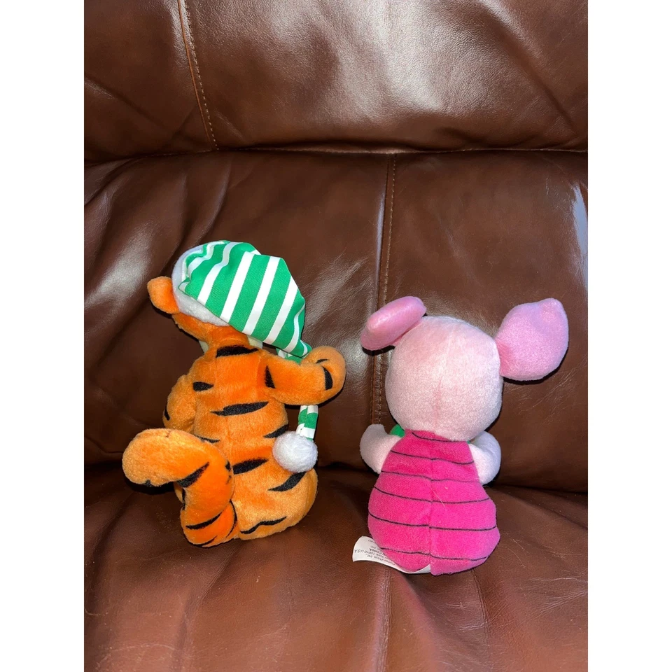 Disney Winnie the Pooh Holiday Beans Tigger Piglet Plush Set - Image 4 of 4