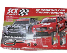 2007 SCX Compact Formula Racing Car Slot Track Set Tested Working Condition