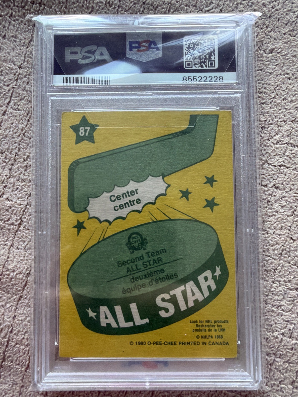 1980 O-Pee-Chee #87 WAYNE GRETZKY PSA AUTHENTIC DNA AUTO All Star HOFer 2nd Year view 2