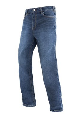 John Doe Chester Mono Loose Fit Motorrad Jeans Hose Gr. W34 L32 - Blau
