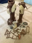 Vintage 1983 Kenner Star Wars Ewok Village Parts Lot Return of the Jedi See Pics
