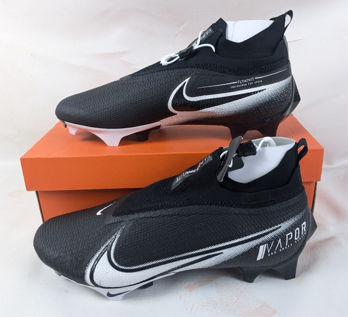 Nike Vapor Edge Elite 360 WD P Football Cleats CV6317-001 Sz