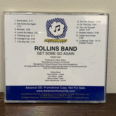 Rollins Band Get Some Go Again Promo CD Rock DreamWorks Records Album (2000)