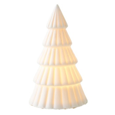 Keramik Weihnachtsbaum mit Licht, Vintage Porzellan beleuchtet Deko für3596