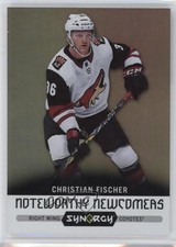 2017-18 Upper Deck Synergy Noteworthy Newcomers Christian Fischer #NN-23 2a8